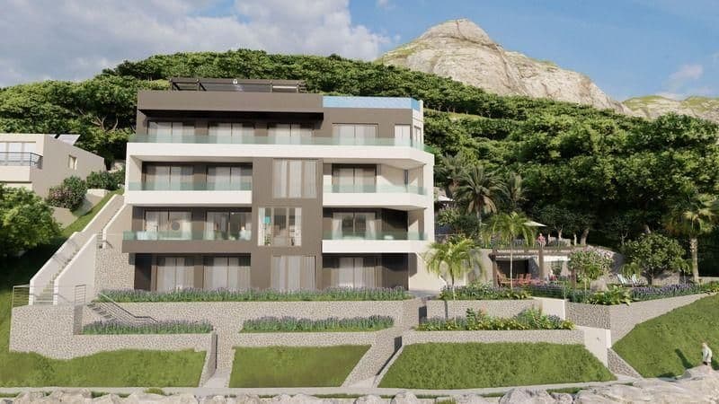 Drvenik, luksuzna novogradnja prvi red od mora, 78 m2