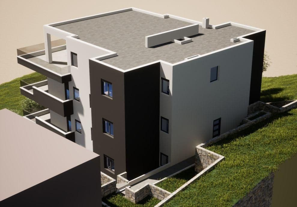 Živogošće, luxusní byt u pláže, novostavba, 84 m2