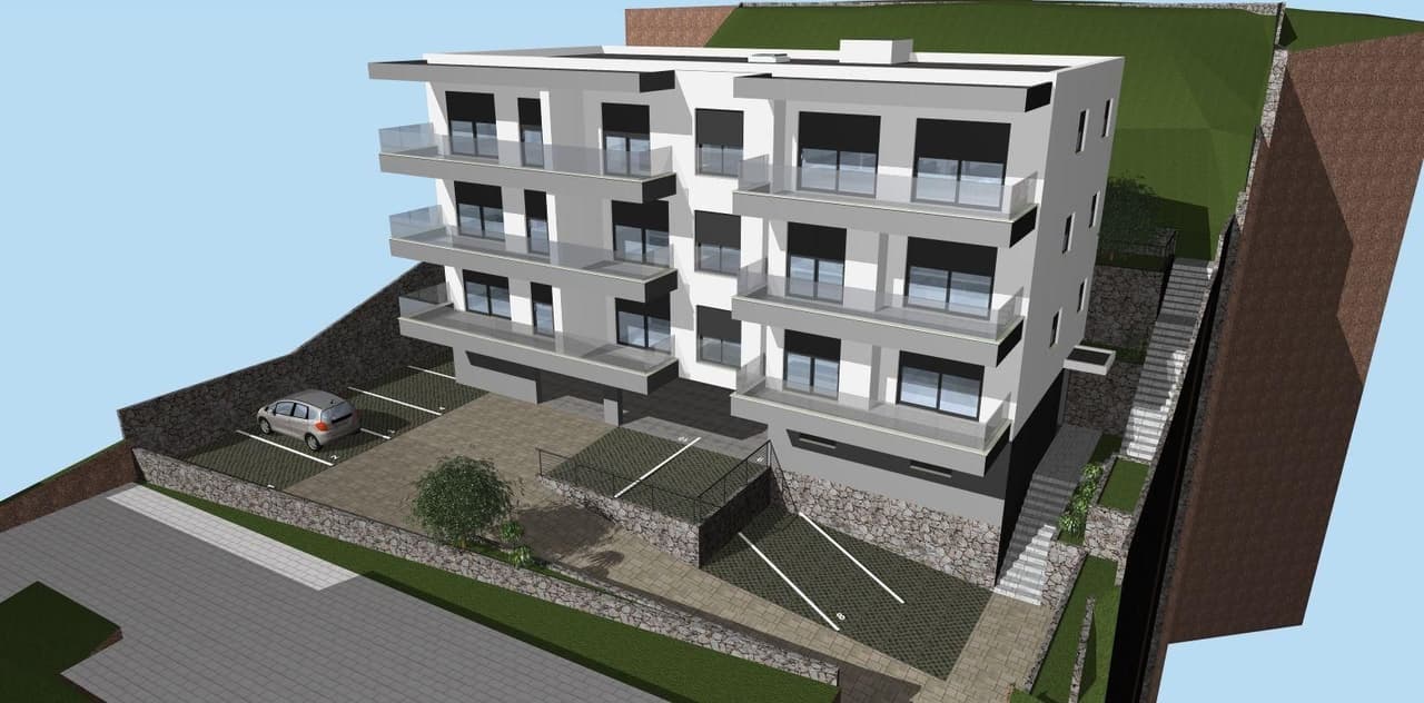 Makarska, two-bedroom apartment above the center, 70.11 m2