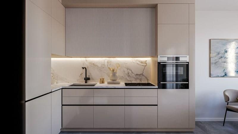 Promajna, jednosoban stan u novogradnji 50 m od mora, 55.70 m2