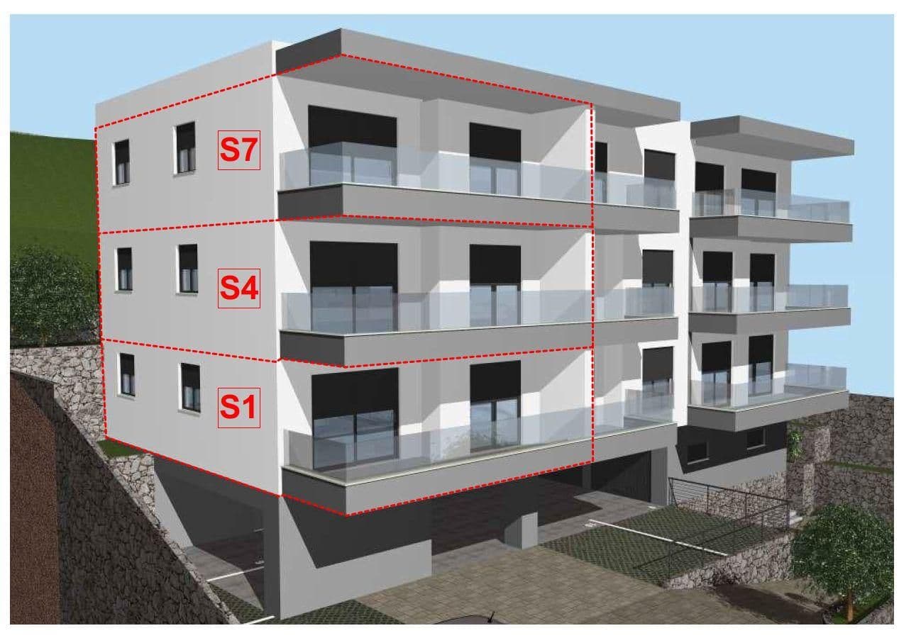 Makarska, two-bedroom apartment above the center, 70.11 m2