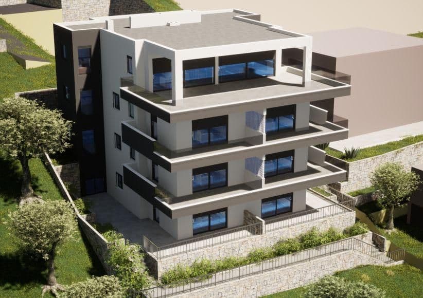 Živogošće, luxusní byt u pláže, novostavba, 84 m2