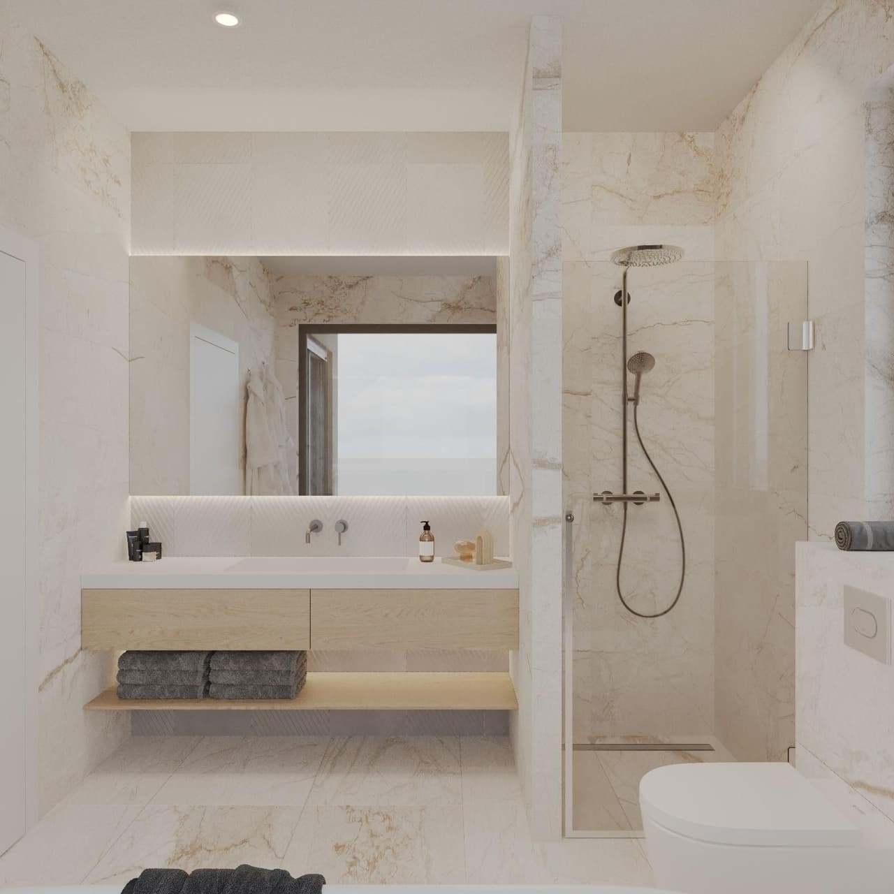 Tučepi, Penthouse im Neubau mit Panoramablick auf das Meer, 139 m2